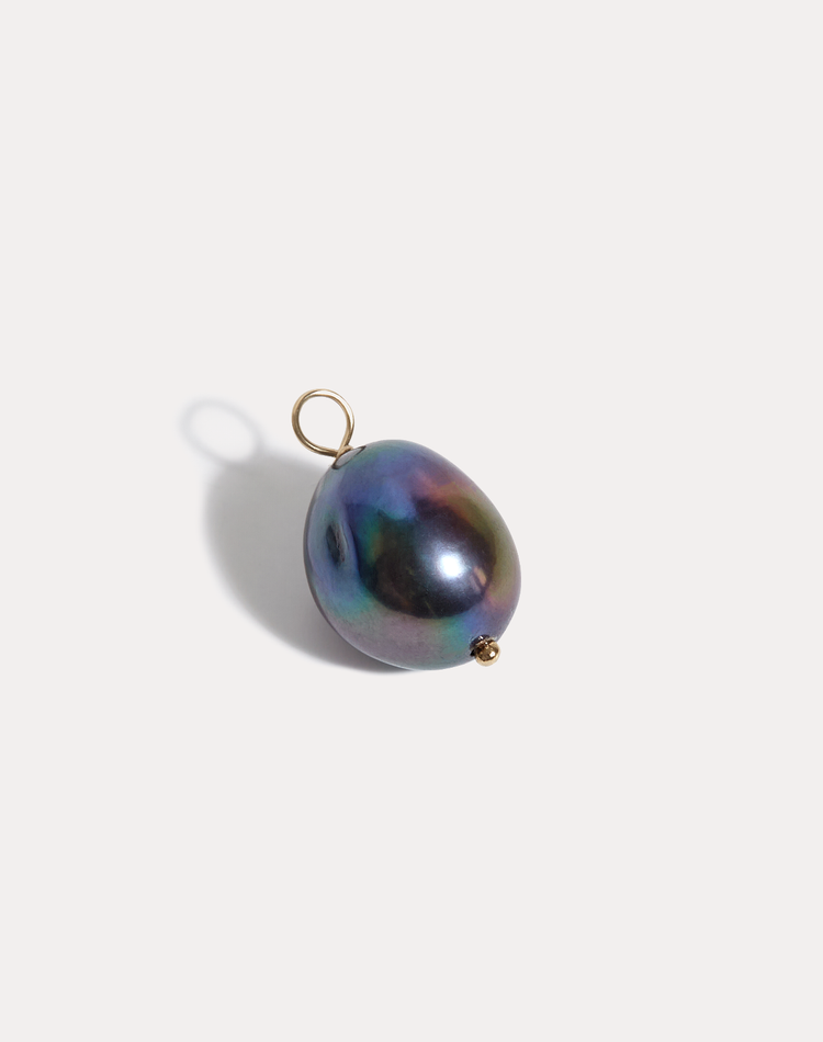 Ada Noir Earring Charm in Gold